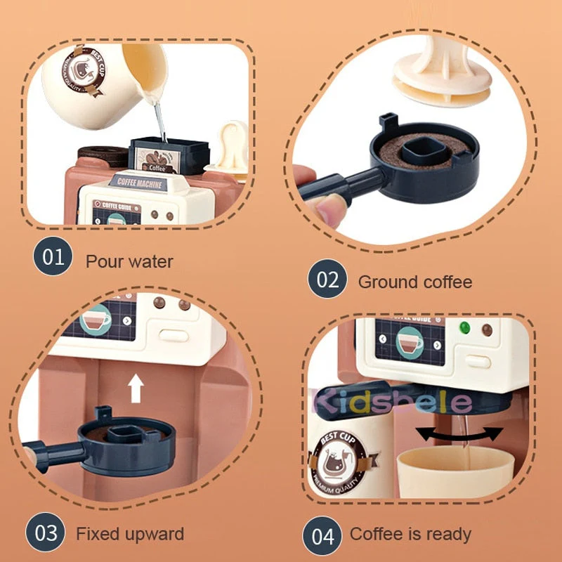 Kids Coffee Shop Toy Set - Image 6