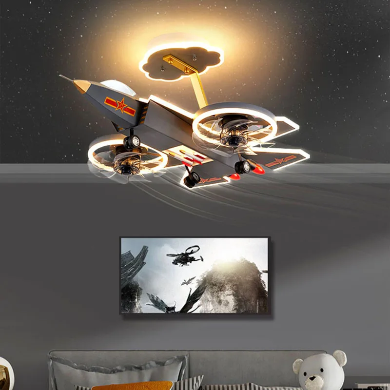 Kids Dream Jet Remote Control Ceiling Fan Light - Image 8