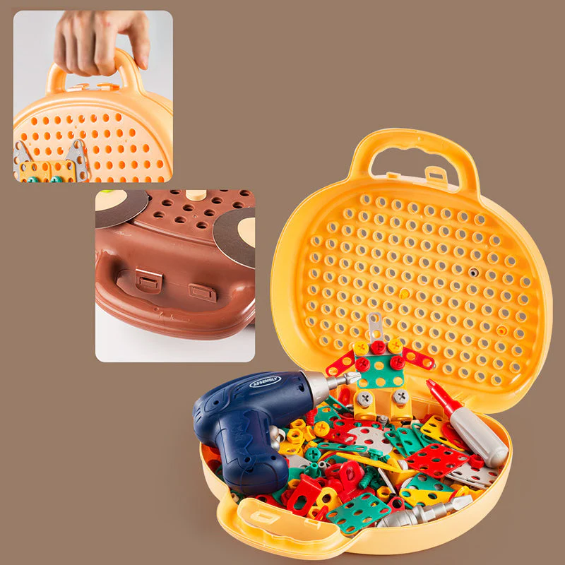 Kids Educational Electric Drill Screw Set Toy - Image 8