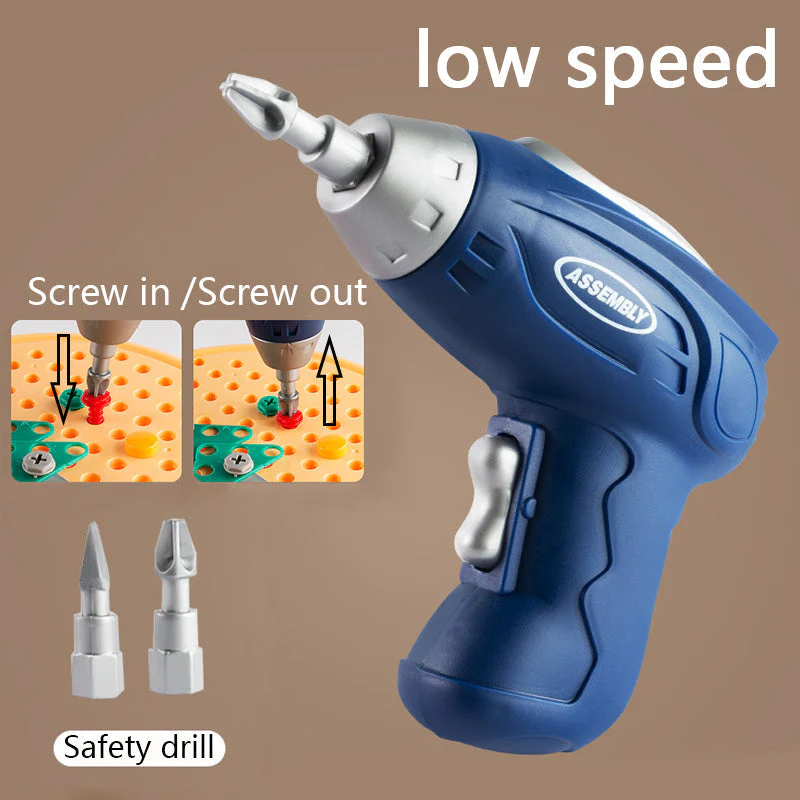 Kids Educational Electric Drill Screw Set Toy - Image 9
