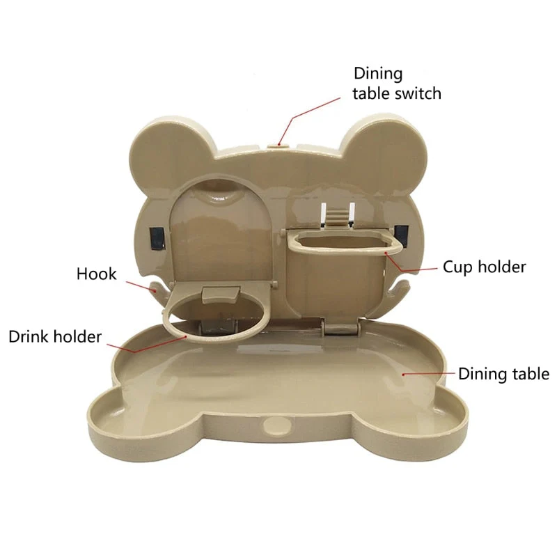 Kids Foldable Car Back Seat Table - Image 2
