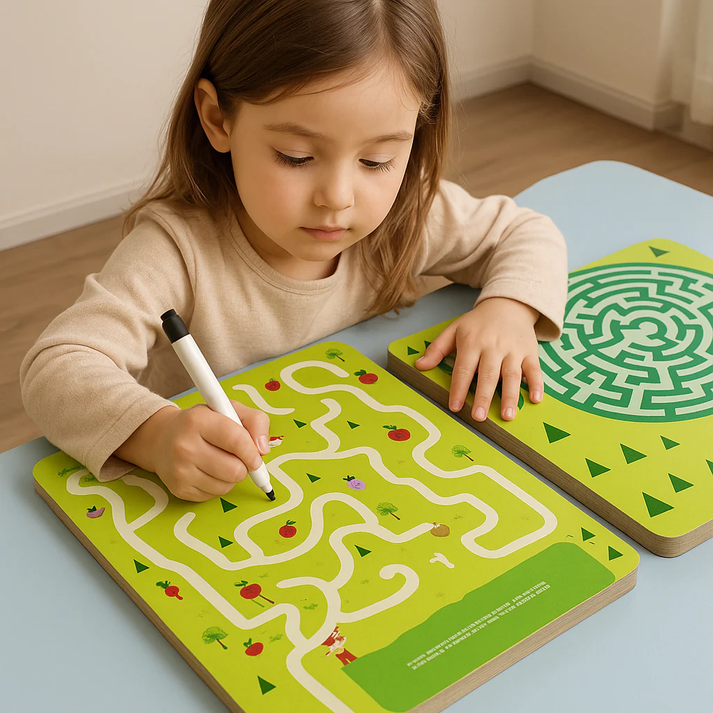 Kids Magical Reusable Maze Training Activity Book - Image 3