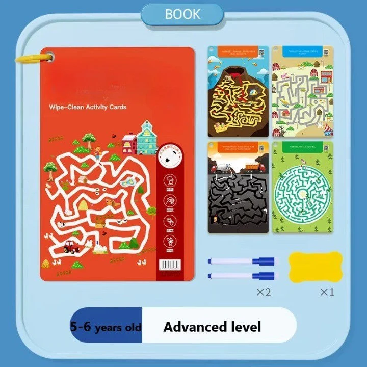 Kids Magical Reusable Maze Training Activity Book - Image 8