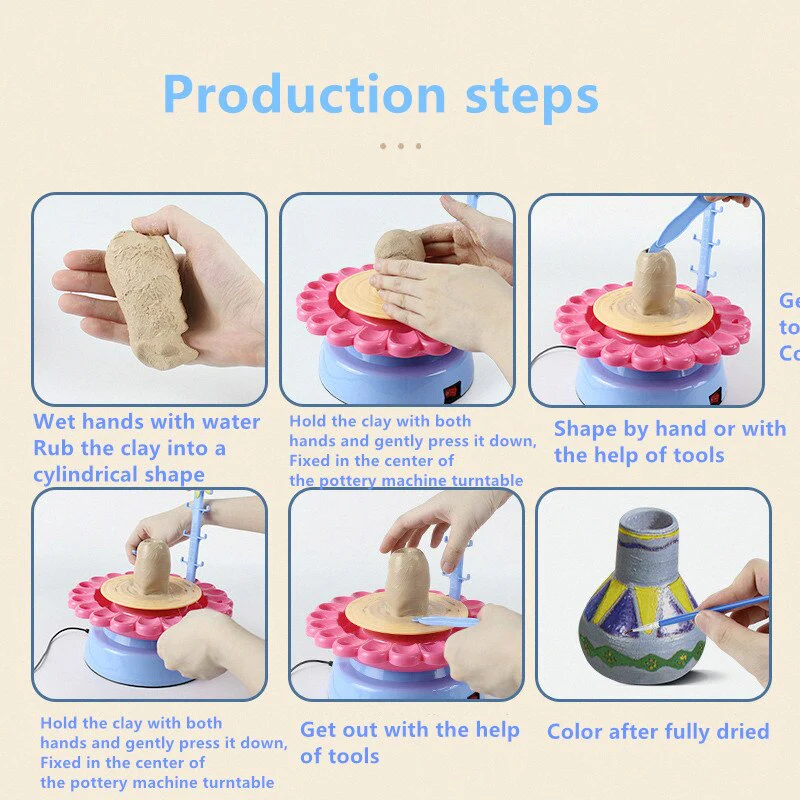 Kids Mini Electric Pottery Machine - Image 4