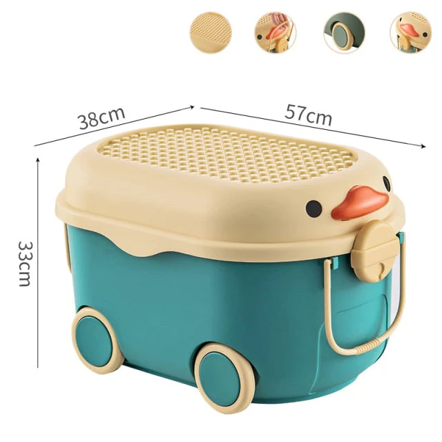 Kids Toy Cartoon Movable Storage Box - Image 10