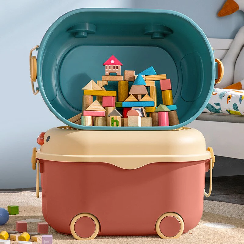Kids Toy Cartoon Movable Storage Box - Image 2