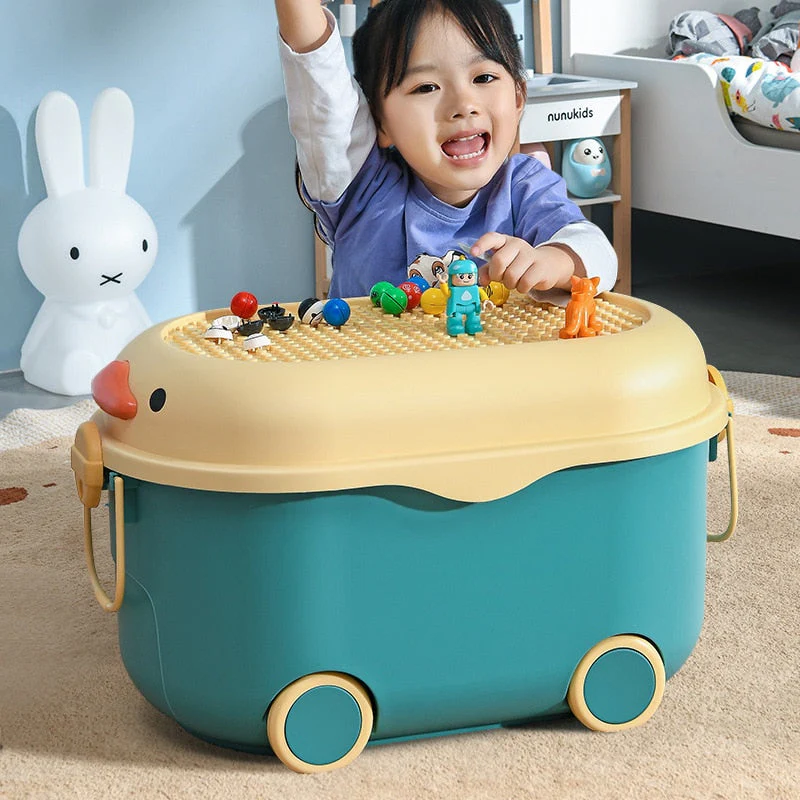 Kids Toy Cartoon Movable Storage Box - Image 4