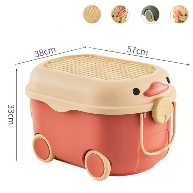 Kids Toy Cartoon Movable Storage Box - Image 6