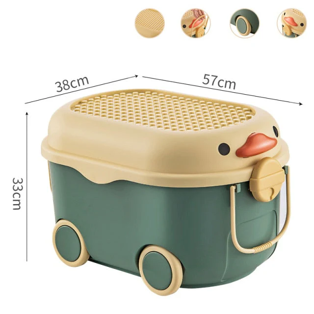 Kids Toy Cartoon Movable Storage Box - Image 7