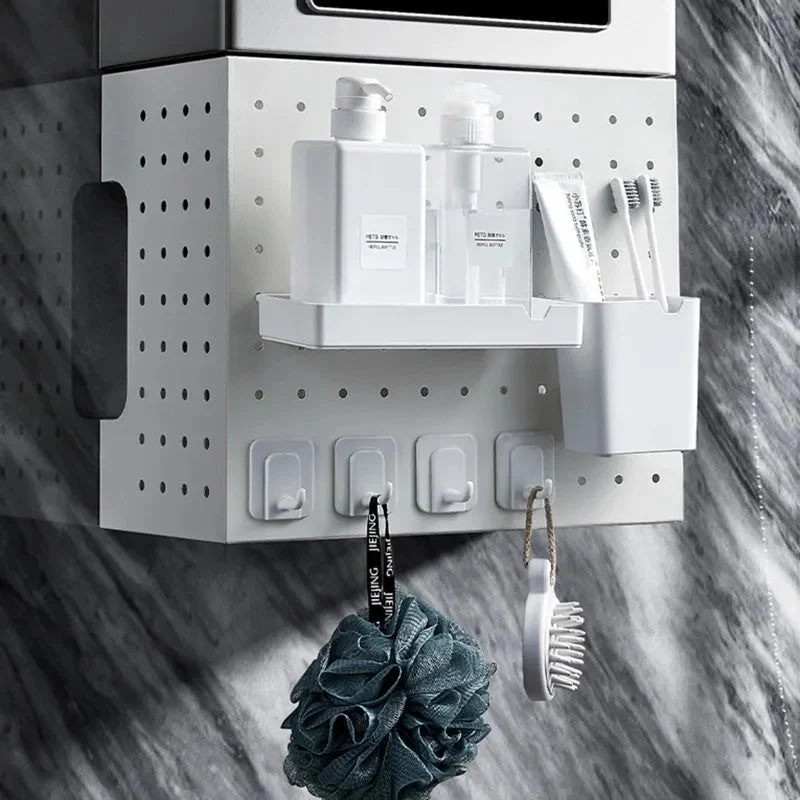 Kitchen Organizer Wall-Mounted Hole Board Storage Rack - Image 3