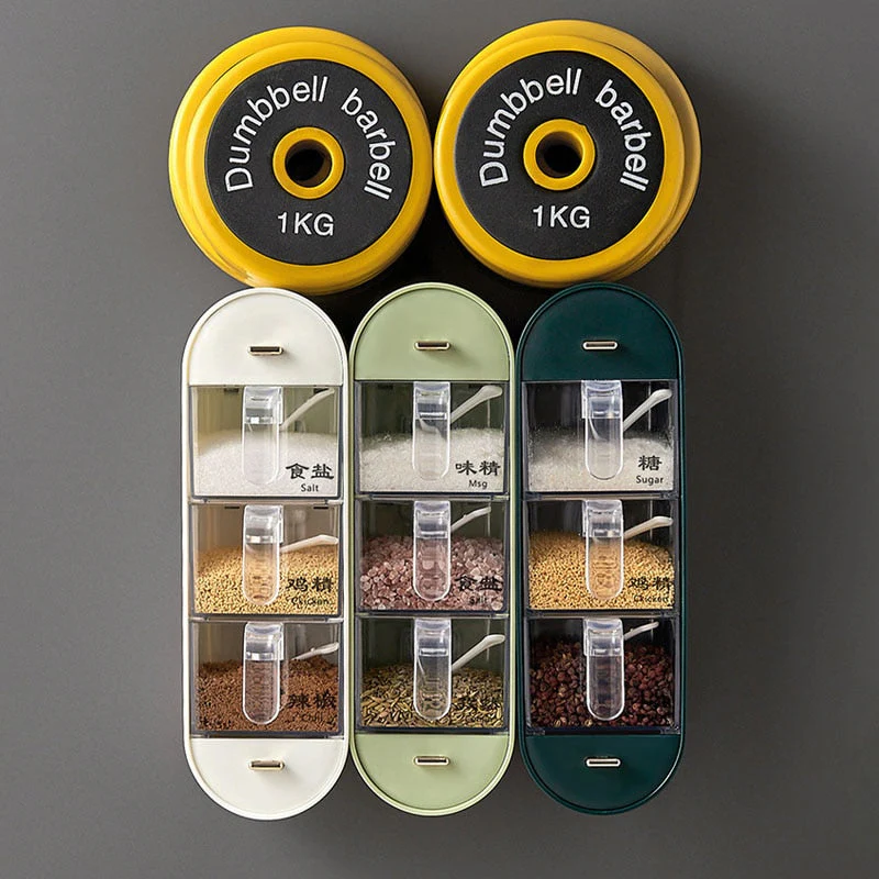Kitchen Organizer Wall-Mounted Seasoning Station - Image 2
