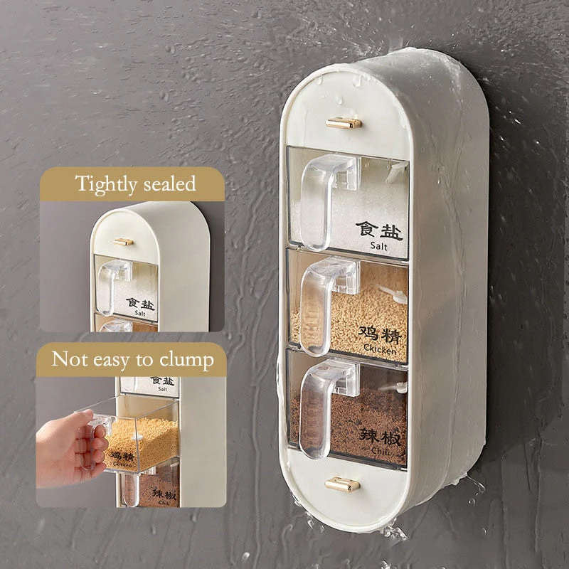 Kitchen Organizer Wall-Mounted Seasoning Station - Image 4