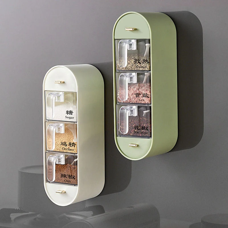 Kitchen Organizer Wall-Mounted Seasoning Station - Image 5