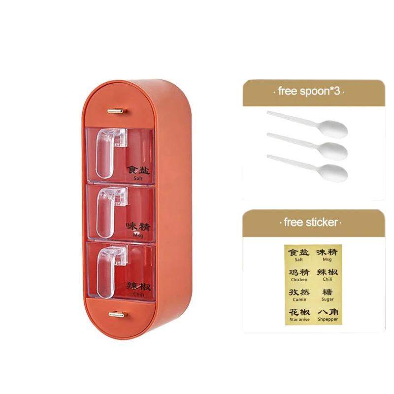 Kitchen Organizer Wall-Mounted Seasoning Station - Image 7