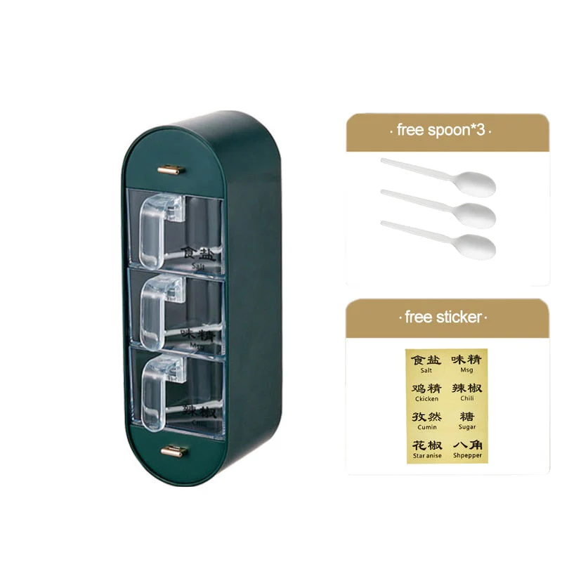 Kitchen Organizer Wall-Mounted Seasoning Station - Image 9