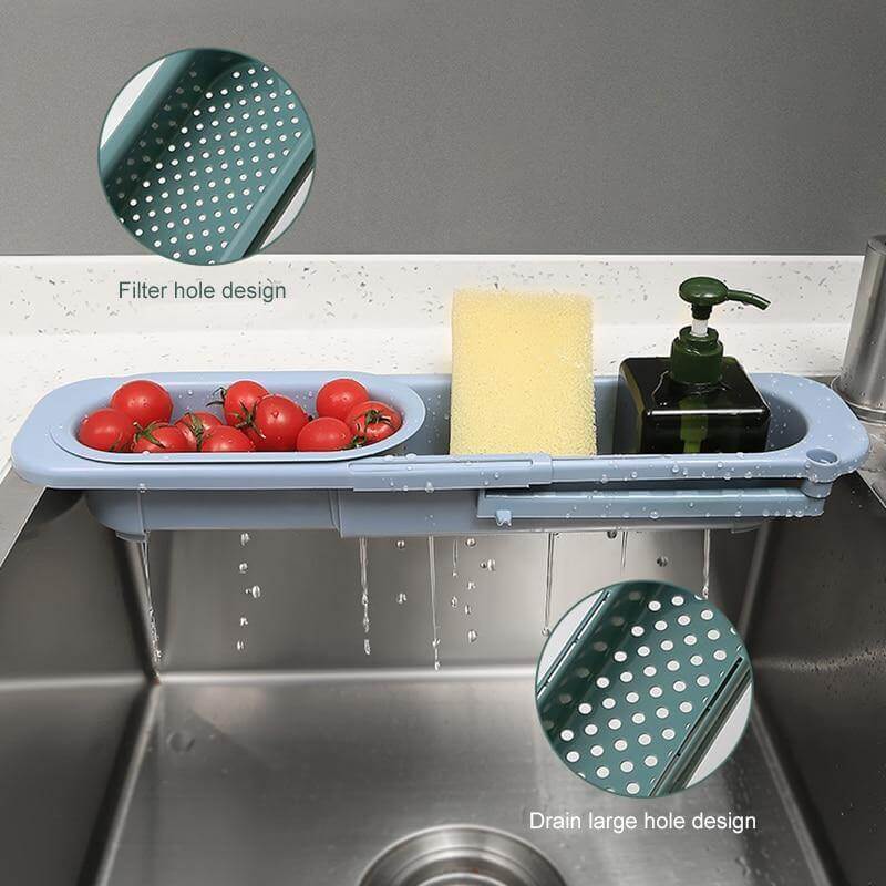 Kitchen Retractable Sink Rack Organizer - Image 2
