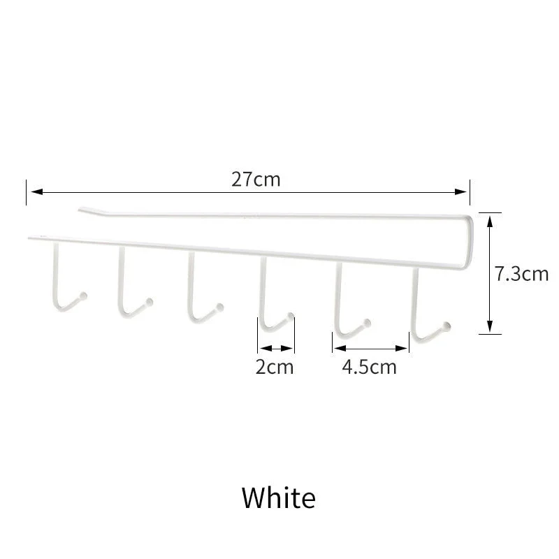 Kitchen Under Cabinet Organizer Hook Rack - Image 6
