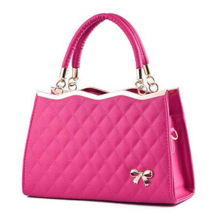 Korea Bow Leather Messenger Bags - Image 5