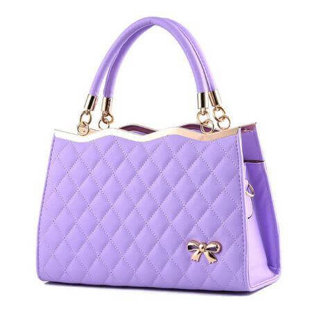 Korea Bow Leather Messenger Bags - Image 6