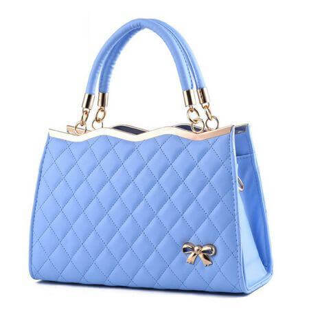 Korea Bow Leather Messenger Bags - Image 9