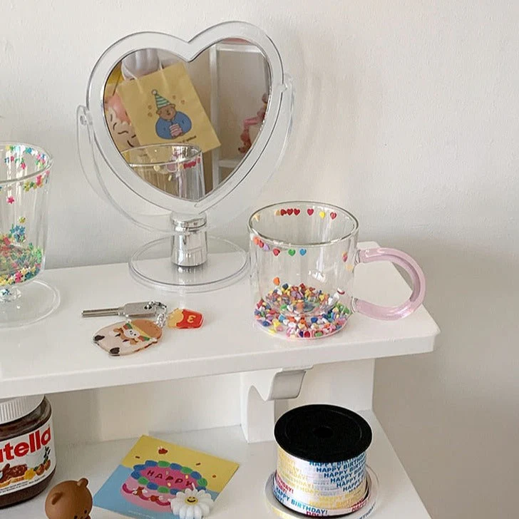 Korean Double Layer Glass Cup - Image 4