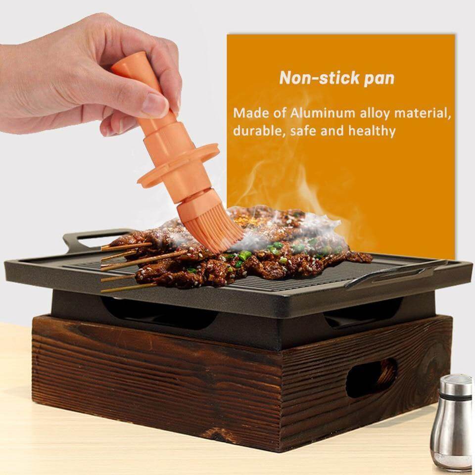 Korean Elegant Wooden Indoor Barbecue - Image 8
