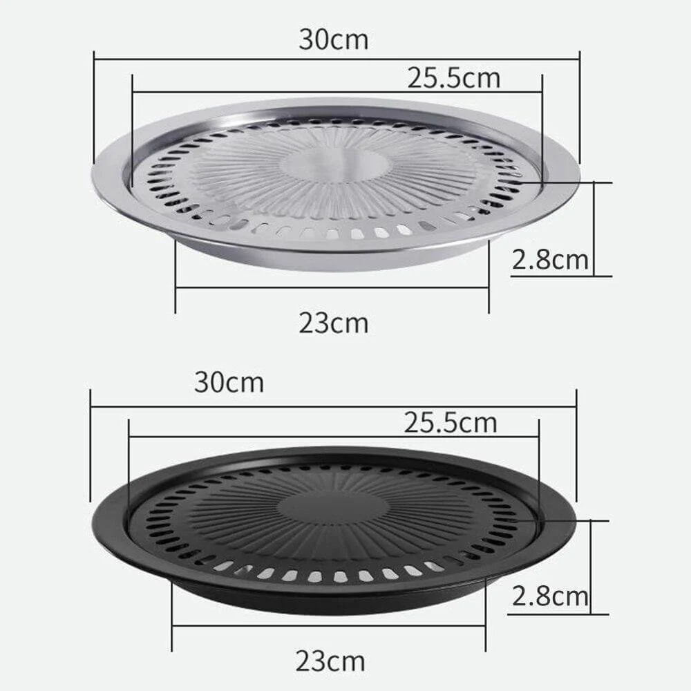 Korean Portable Non-stick BBQ Grill Pan - Image 17