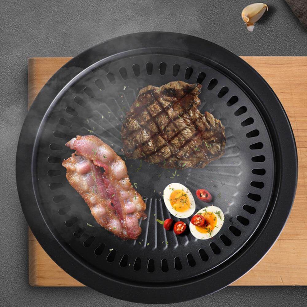 Korean Portable Non-stick BBQ Grill Pan - Image 8