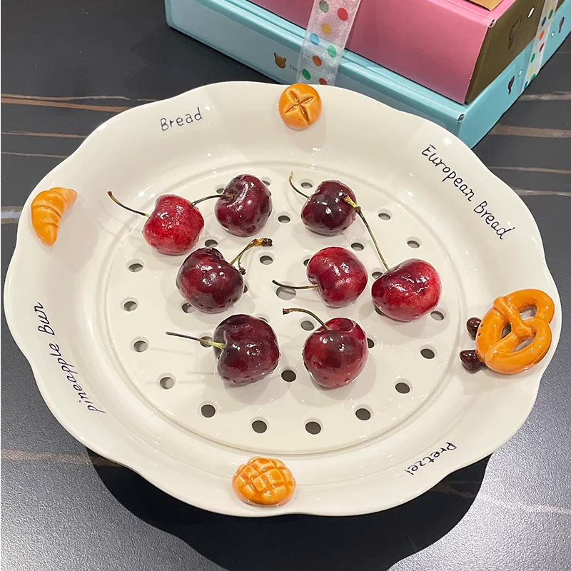 Korean Snacks Ceramic Cute Serving Plate - Image 6