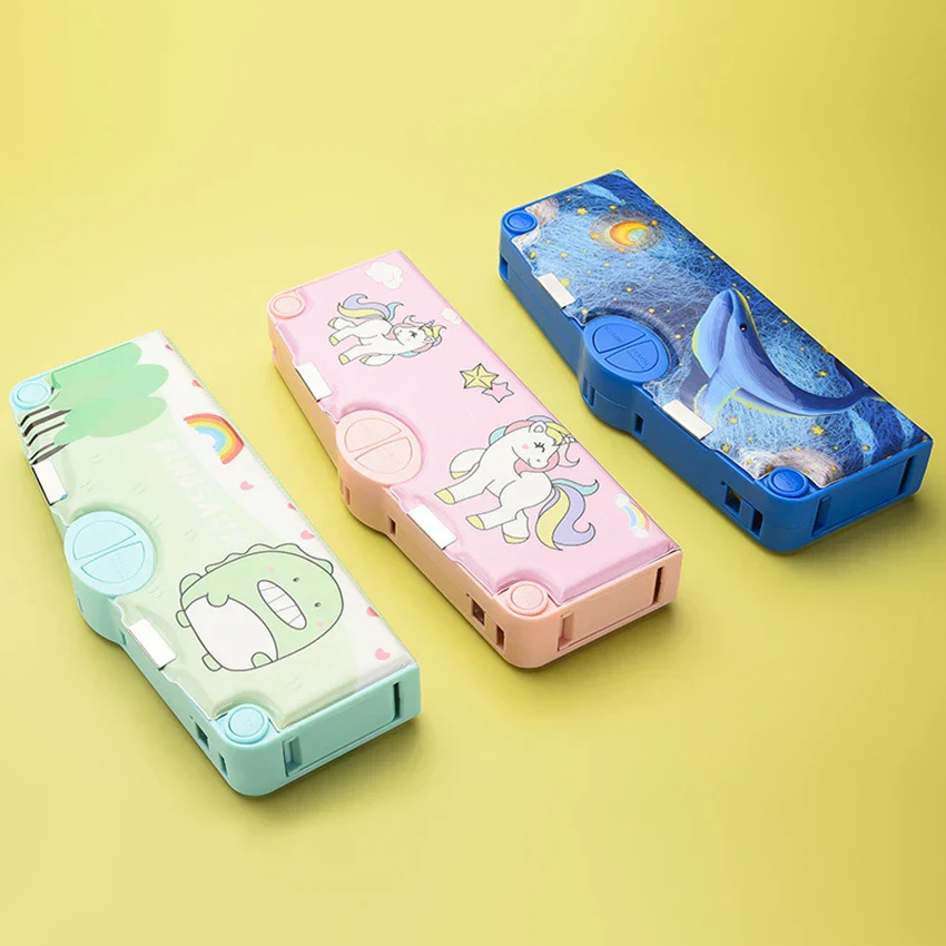 Korean Style Cute Multifunctional Kids Pencil Case - Image 3
