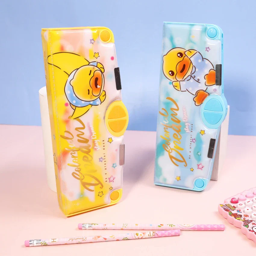 Korean Style Cute Multifunctional Kids Pencil Case - Image 4