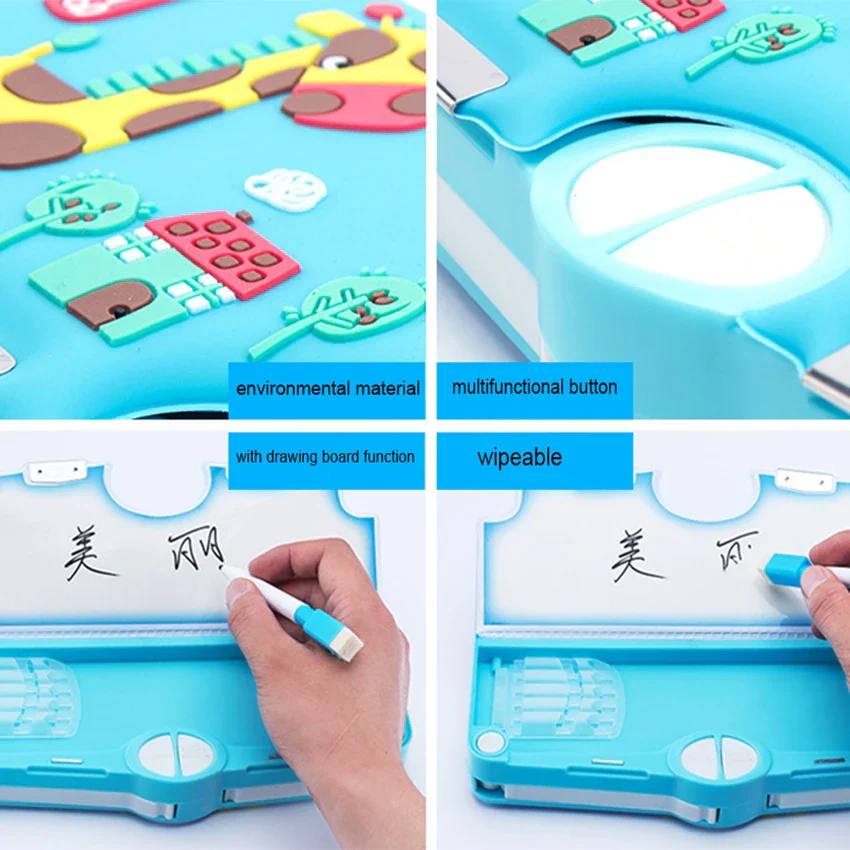 Korean Style Cute Multifunctional Kids Pencil Case - Image 5
