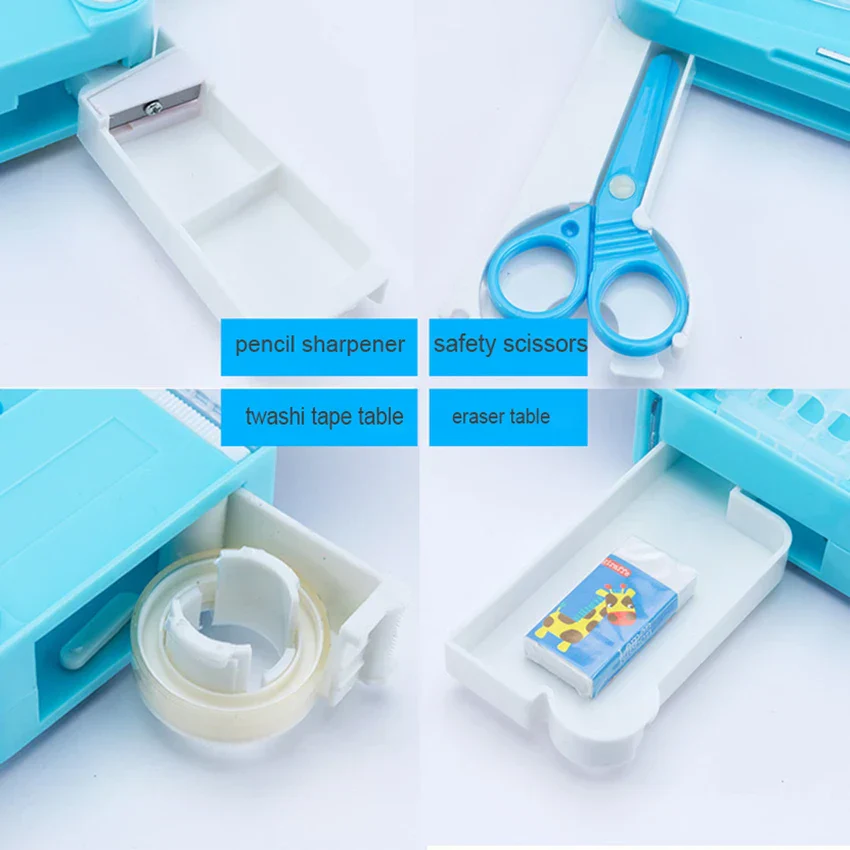 Korean Style Cute Multifunctional Kids Pencil Case - Image 6