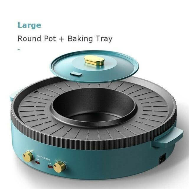 Korean Style Non-stick Smokeless Electric Barbecue Grill - Image 9