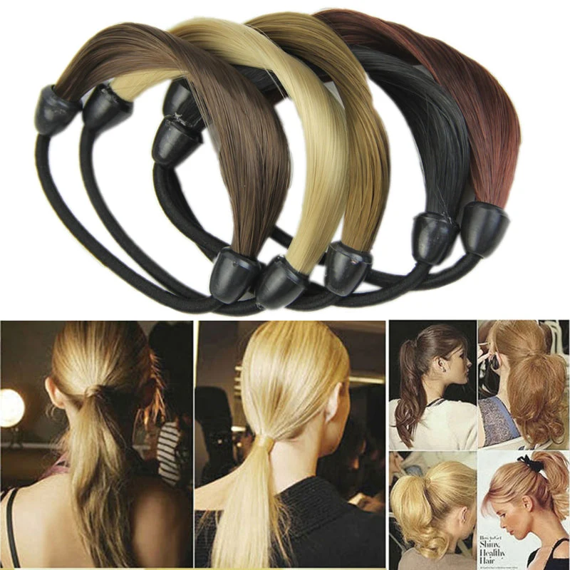 Korean Wig Ponytail Hair Band - Image 4