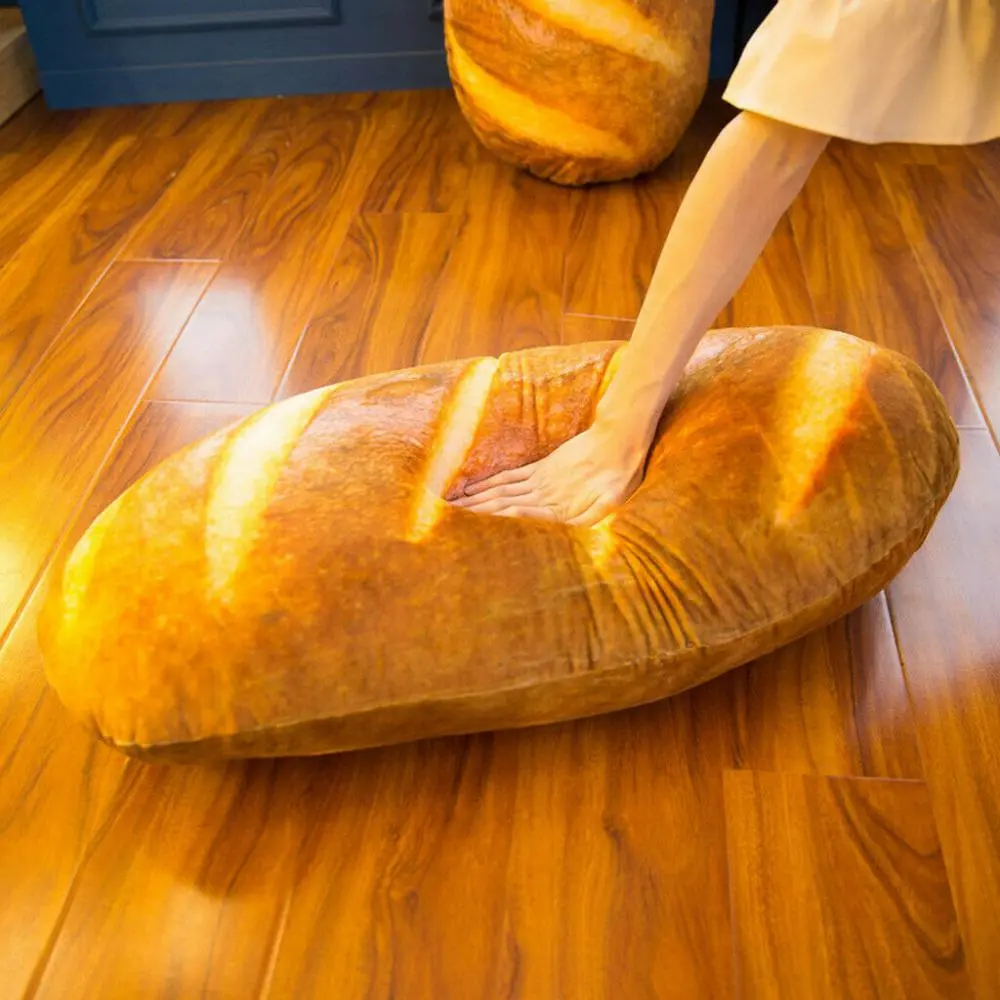 Large Bread Soft Washable Plush Pillow - Image 4