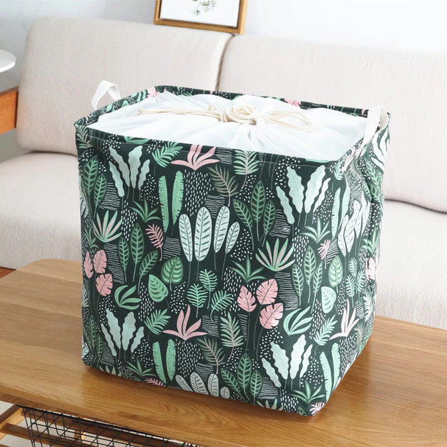 Large Capacity Cotton Foldable Laundry Basket - Image 5