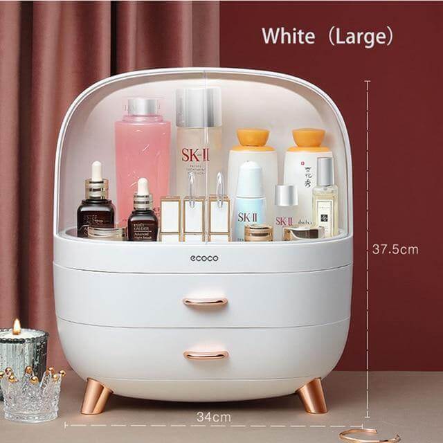 Large Capacity Elegant MakeUp Drawer Organizer Storage Box - Image 5