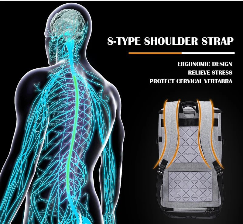 Large Capacity Travel Ergonomic Backpack - Image 11