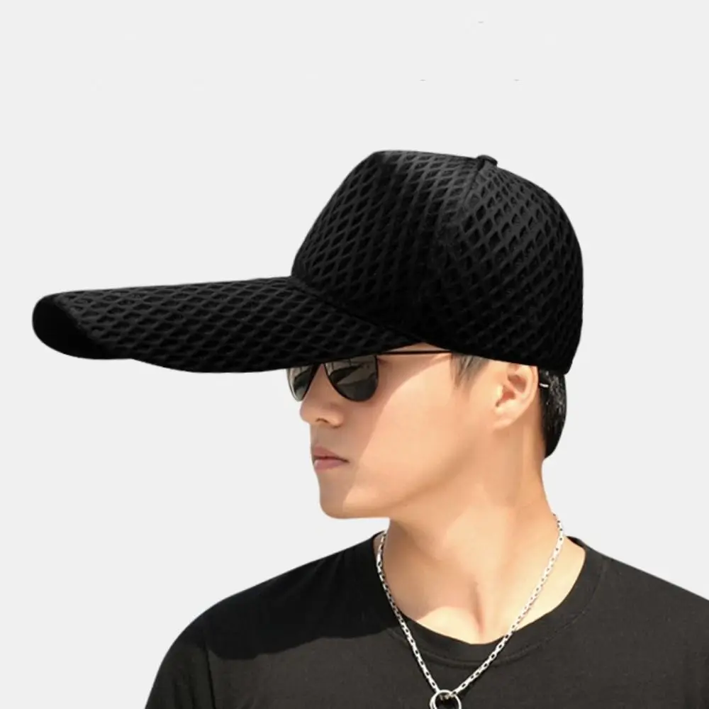 Large Long Oversize Sun Baseball Hat - Image 3