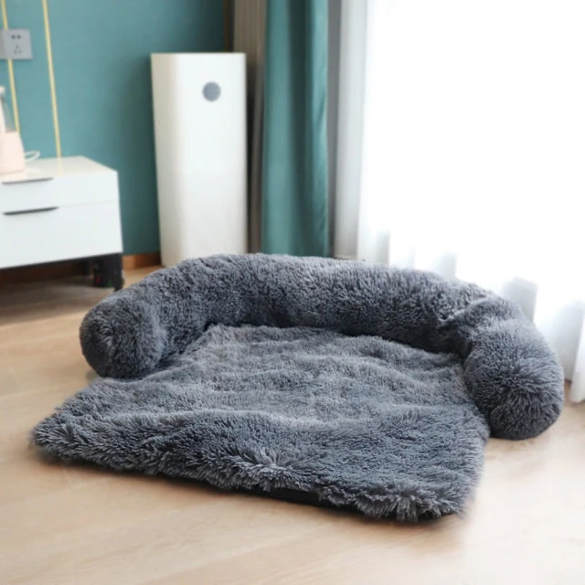 Large Pet Plush Sofa Cover Bed - Image 10