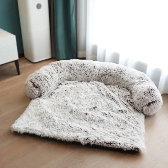 Large Pet Plush Sofa Cover Bed - Image 3