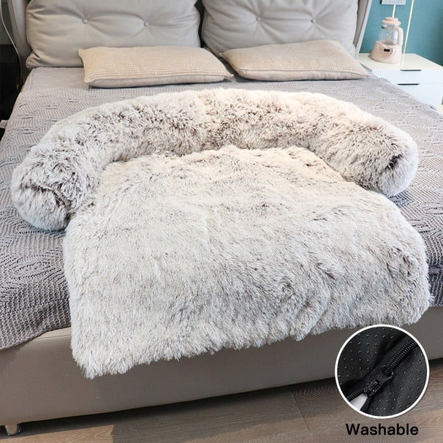 Large Pet Plush Sofa Cover Bed - Image 6