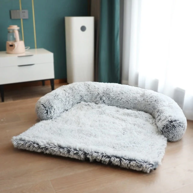 Large Pet Plush Sofa Cover Bed - Image 7