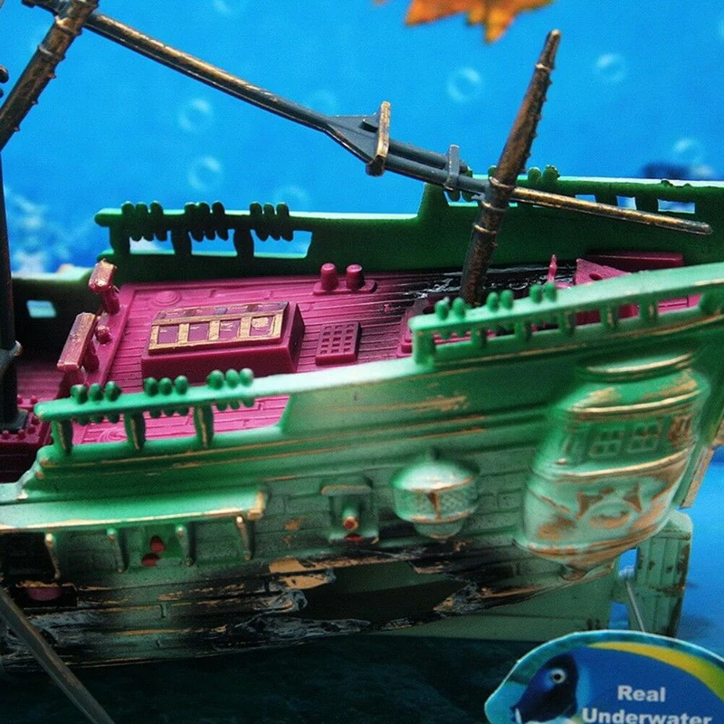 Large Shipwreck Aquarium Decoration - Image 10
