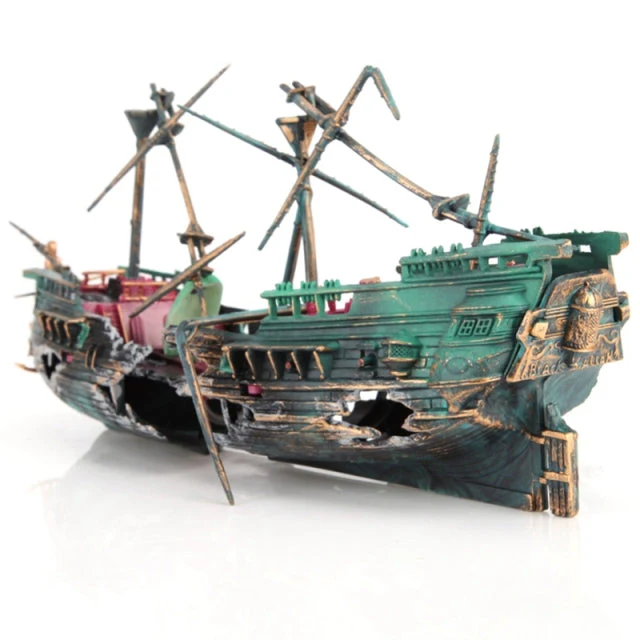 Large Shipwreck Aquarium Decoration - Image 3