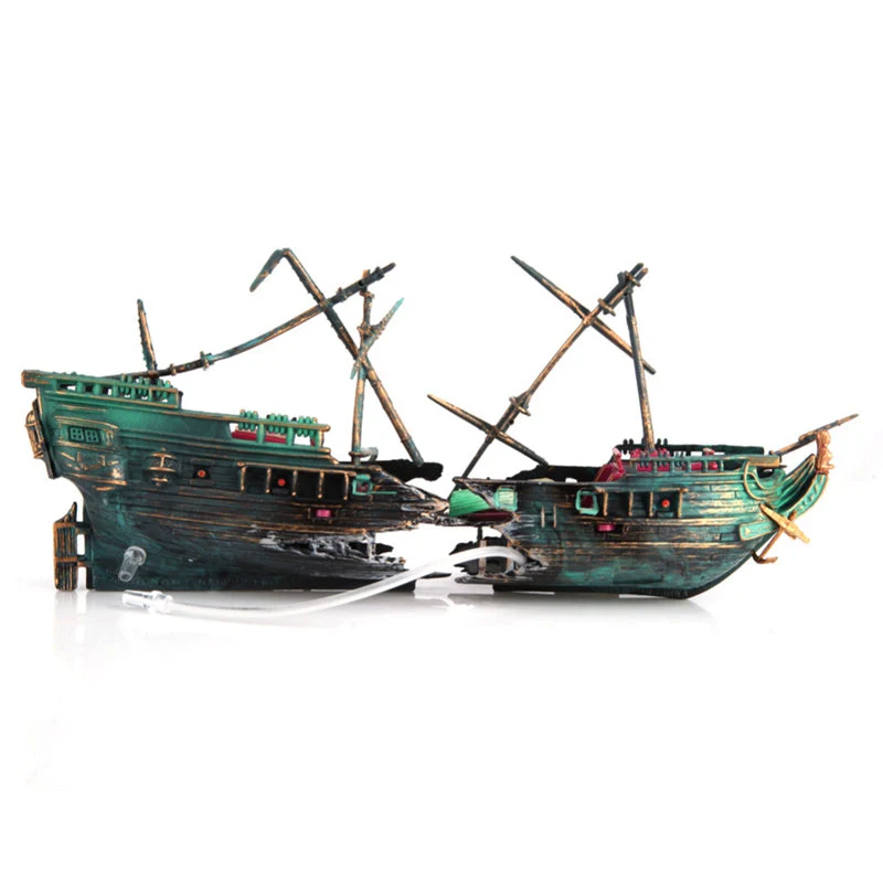 Large Shipwreck Aquarium Decoration - Image 4