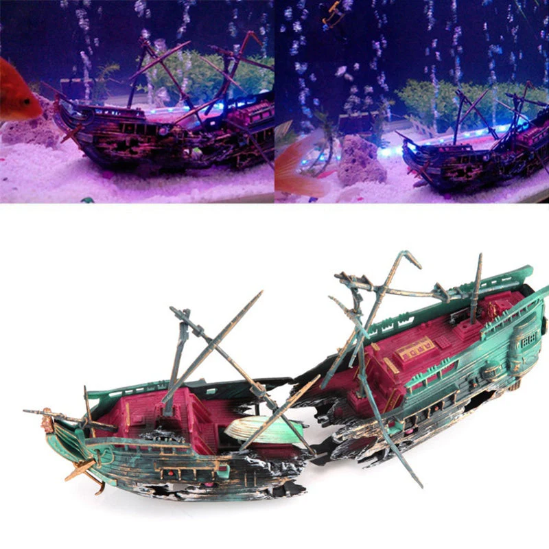 Large Shipwreck Aquarium Decoration - Image 8