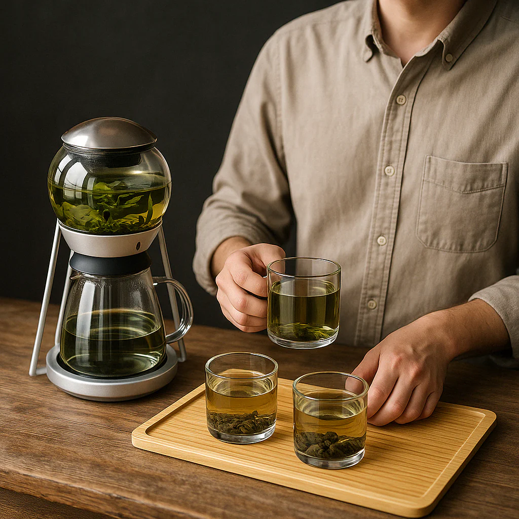 Lazy Brew Spherical Teapot Set - Image 3
