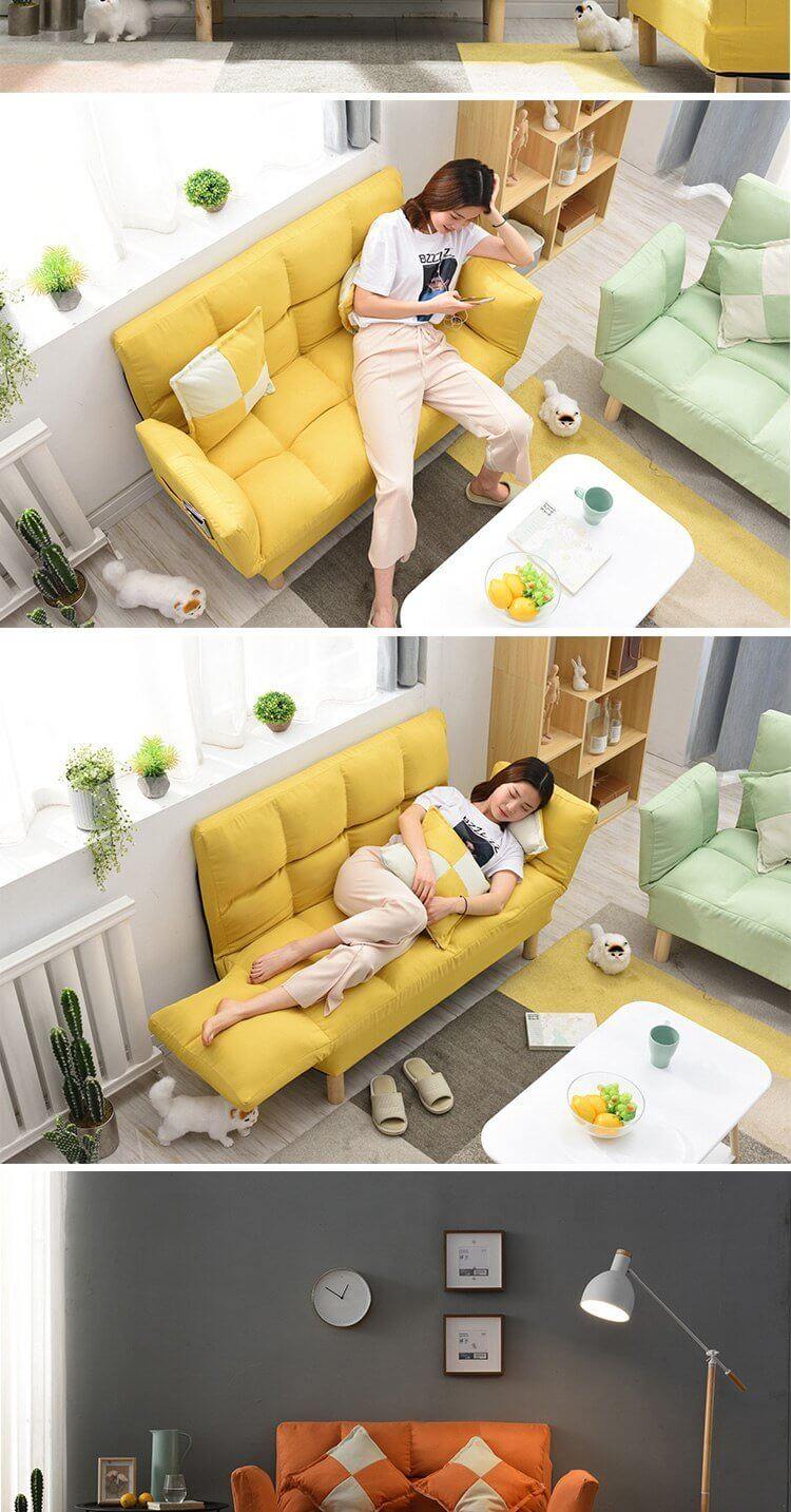 Lazy Floor Modern Minimalist Foldable Sofas - Image 19